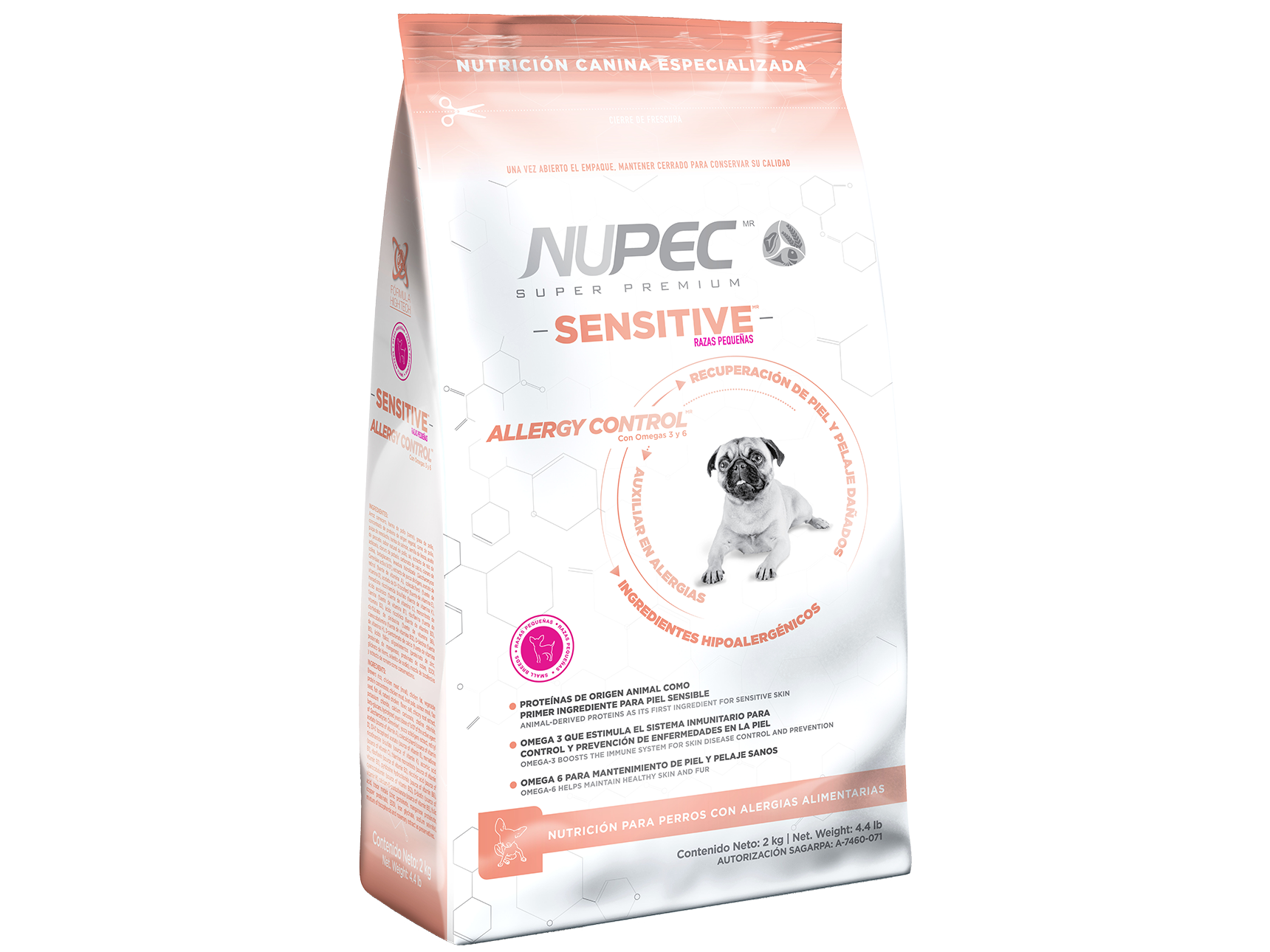 Nupec Sensitive Skin Razas Pequeñas 2kg