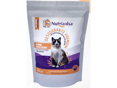 Desodorante Premium en Polvo para Arena de Gato Nutriaalsa