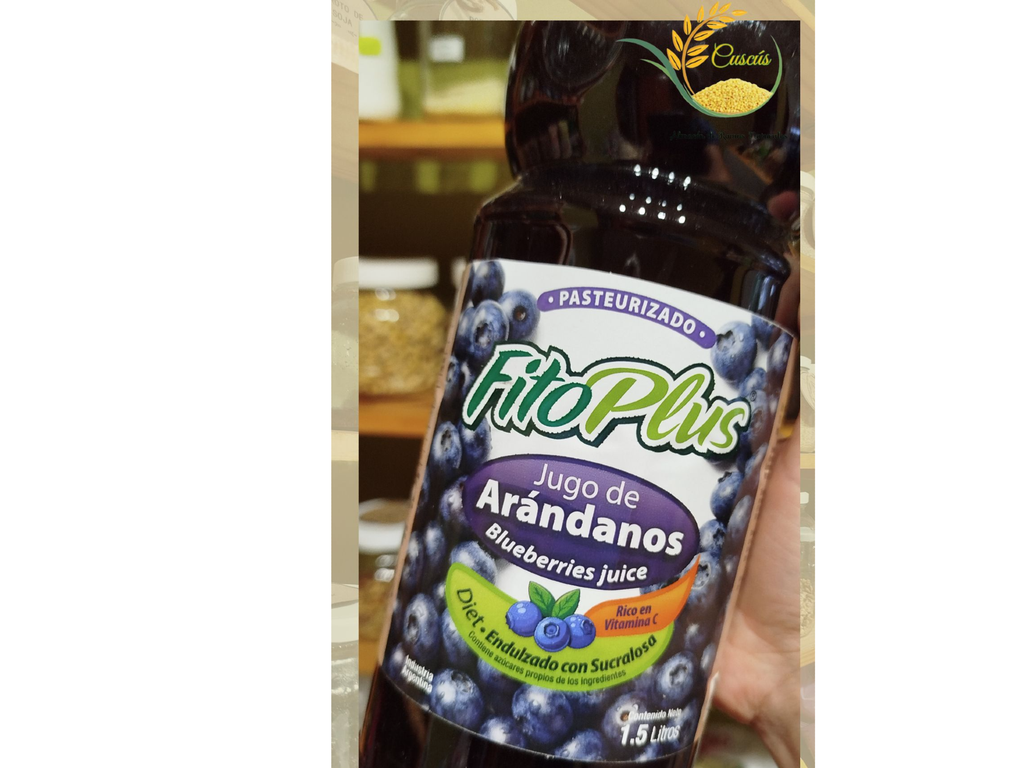 Jugo de arándanos