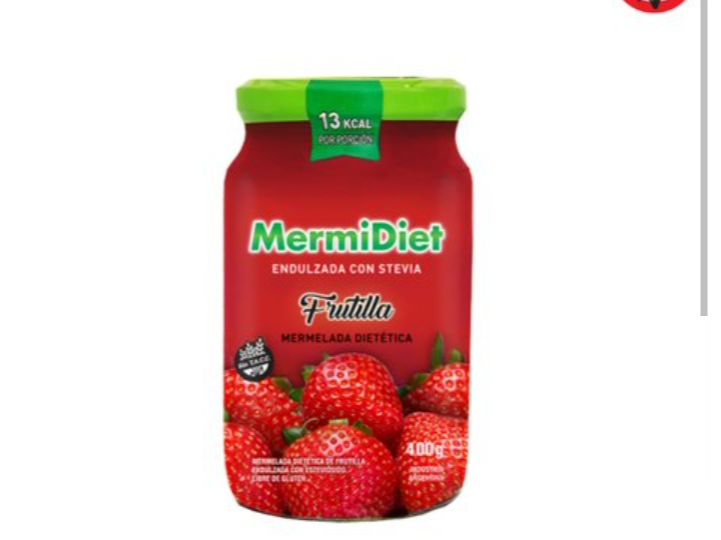 Mermelada con stevia - Frutilla