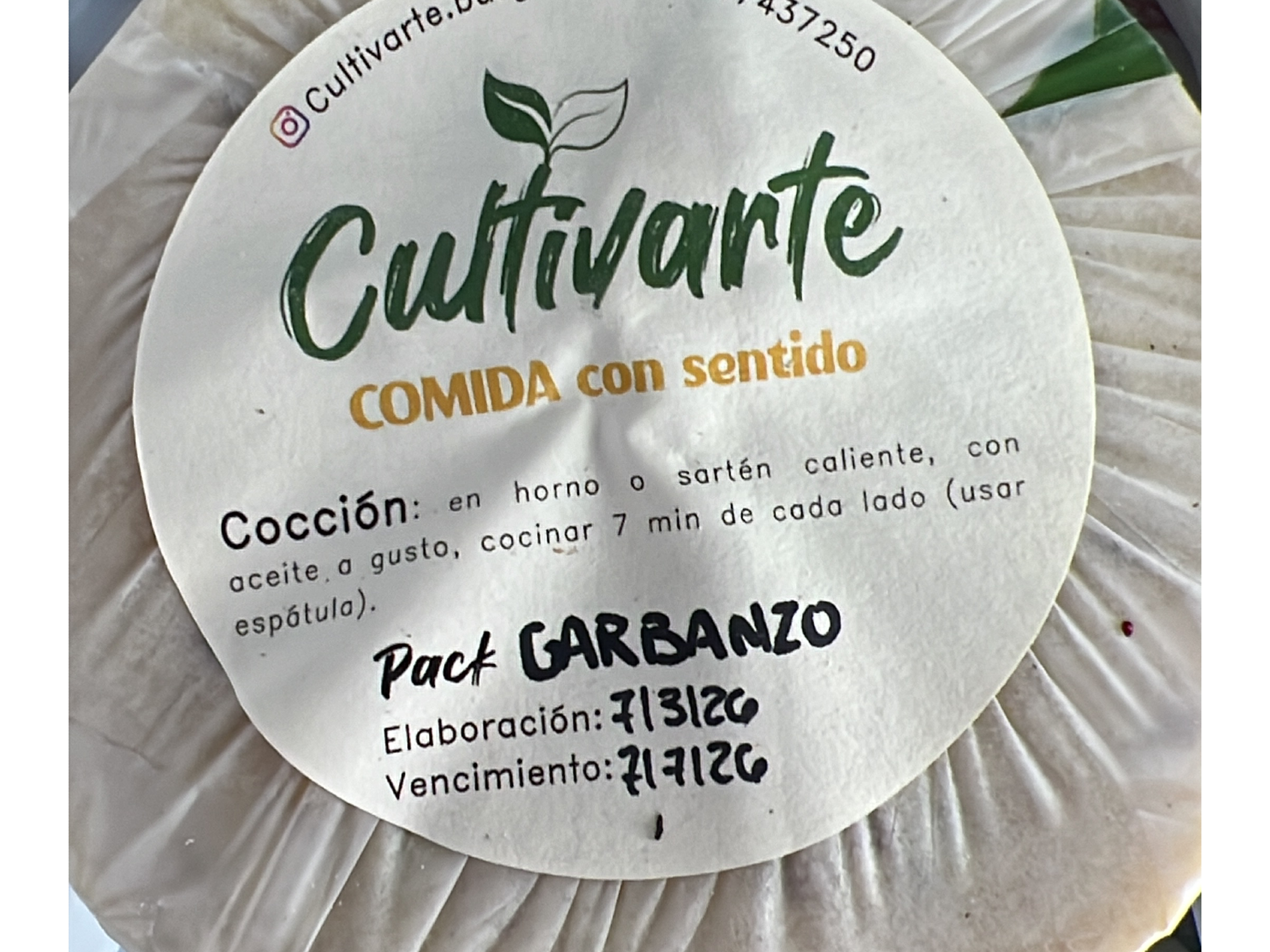 Hamburguesas de garbanzos