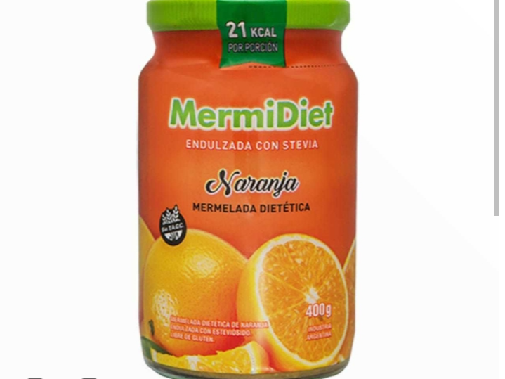 Mermelada con stevia - Naranja