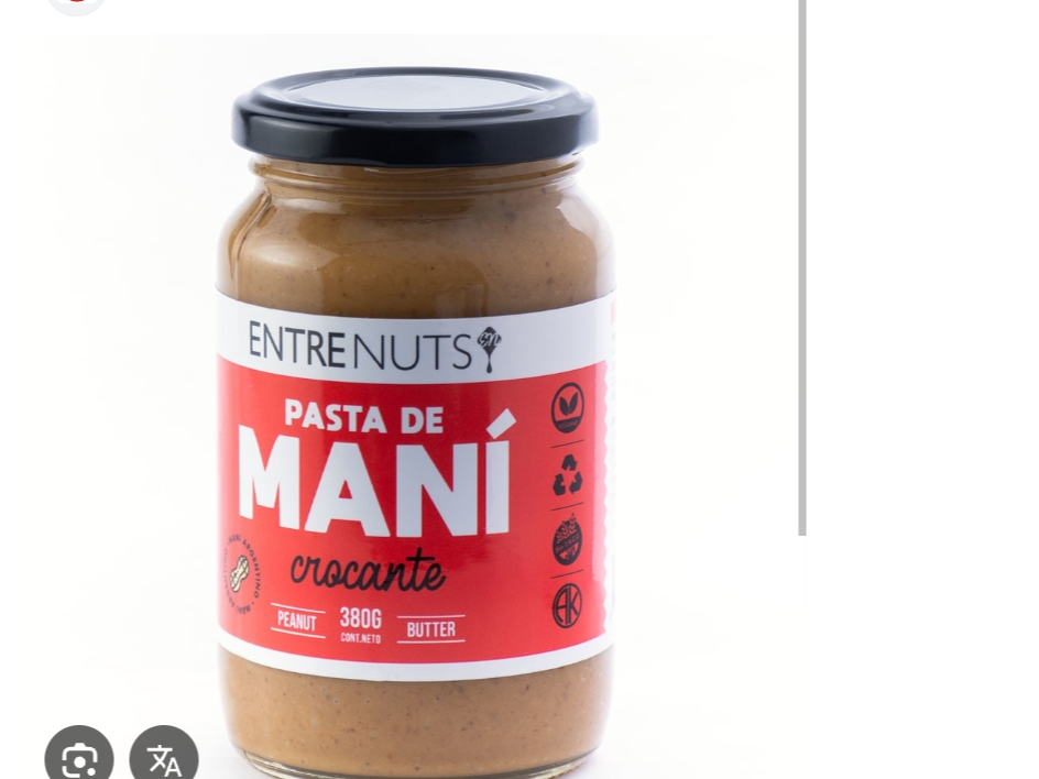 Pasta de maní crocante - ENTRENUTS