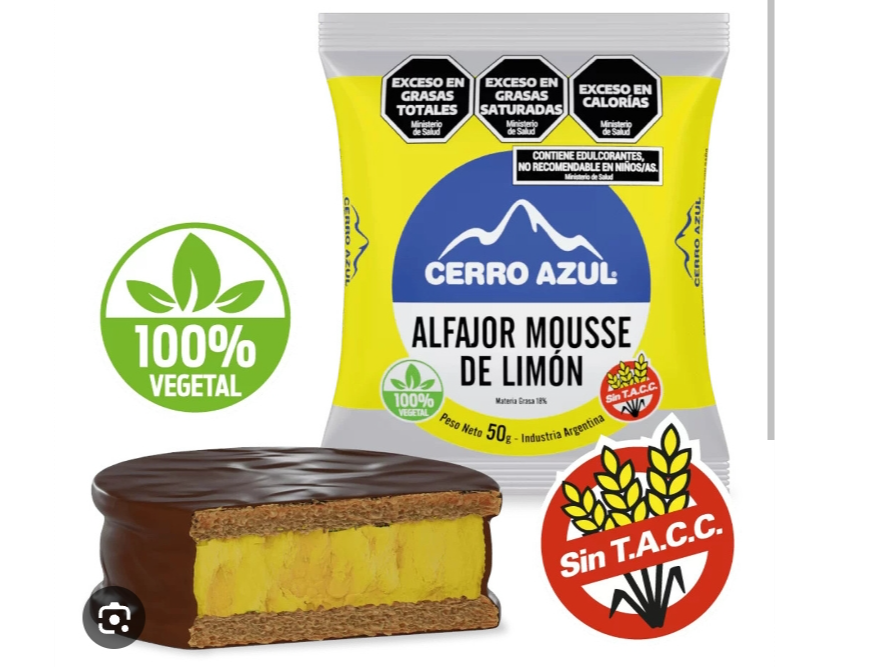 Alfajor mouse de limón