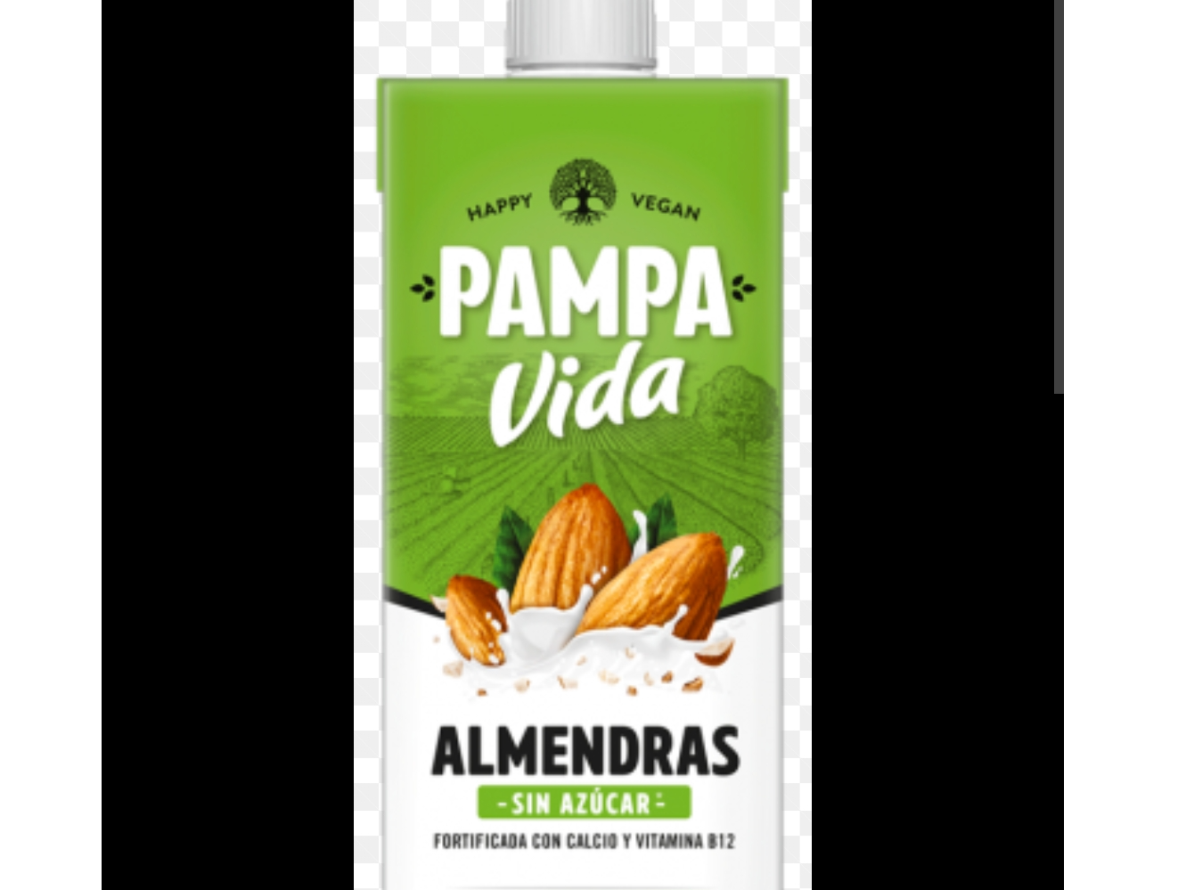 Leche de almendras sin azúcar