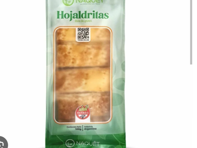 Biscochos de hojaldre azucarados