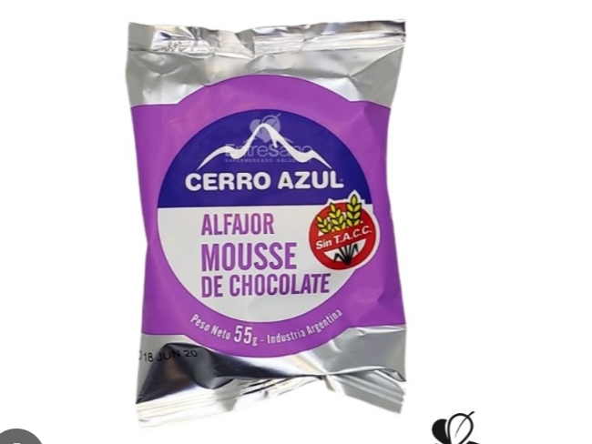 Alfajor mouse de chocolate