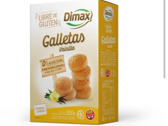 Galletas Dimax Vainilla