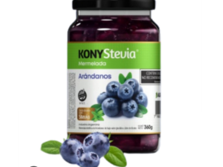 Mermelada KONY con stevia - Arándano