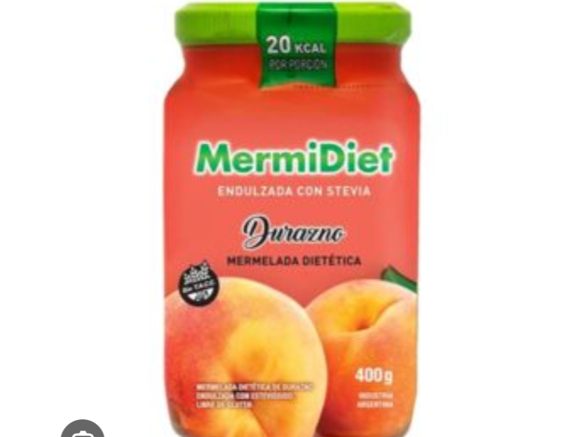 Mermelada con stevia - Durazno