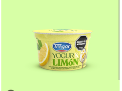Yogur batido de limón