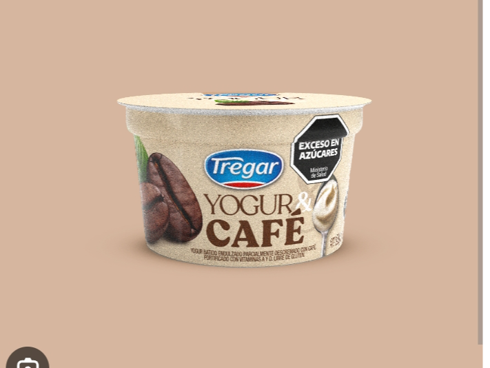 Yogur batido de café