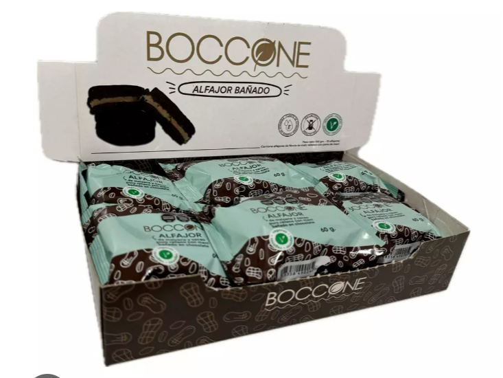 Alfajor chocolate vegano