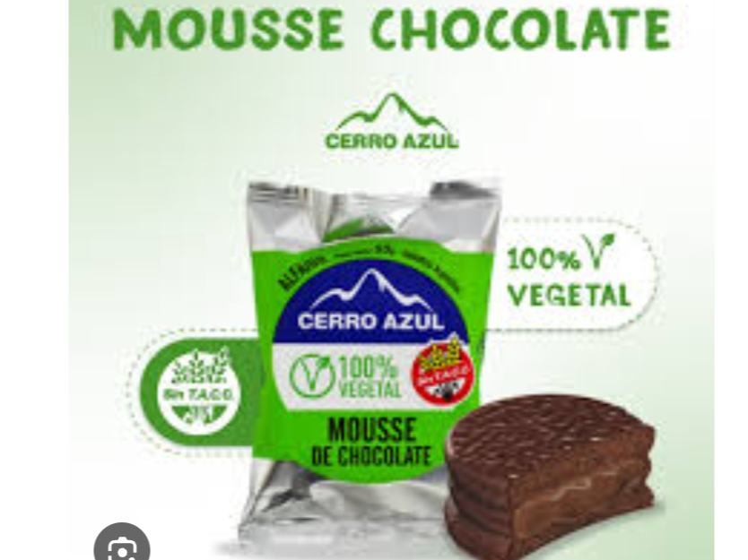Alfajor mouse de chocolate