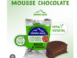 Alfajor mouse de chocolate