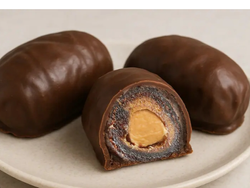 Datiles bañados en chocolate