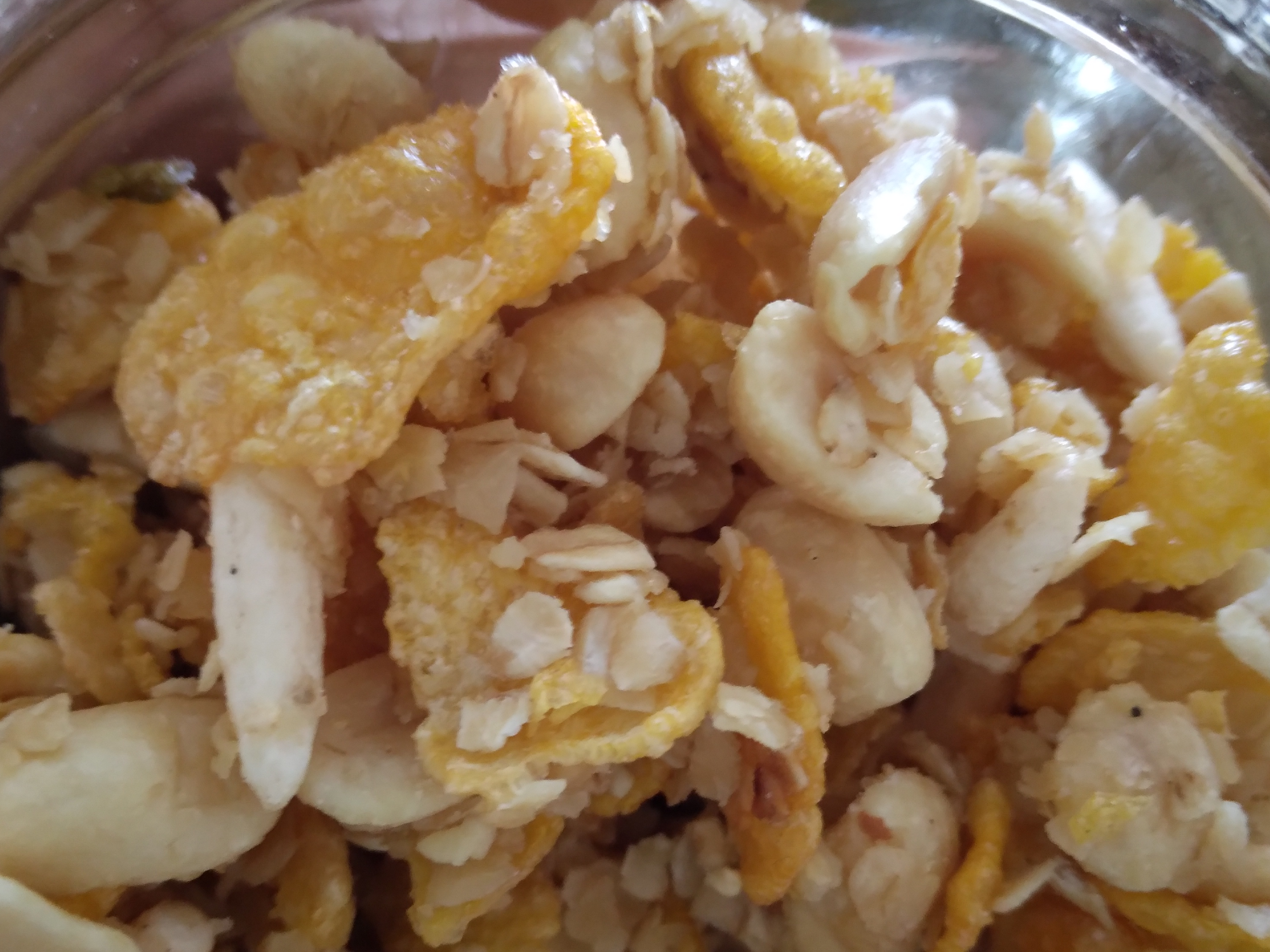 Granola con miel sin pasas