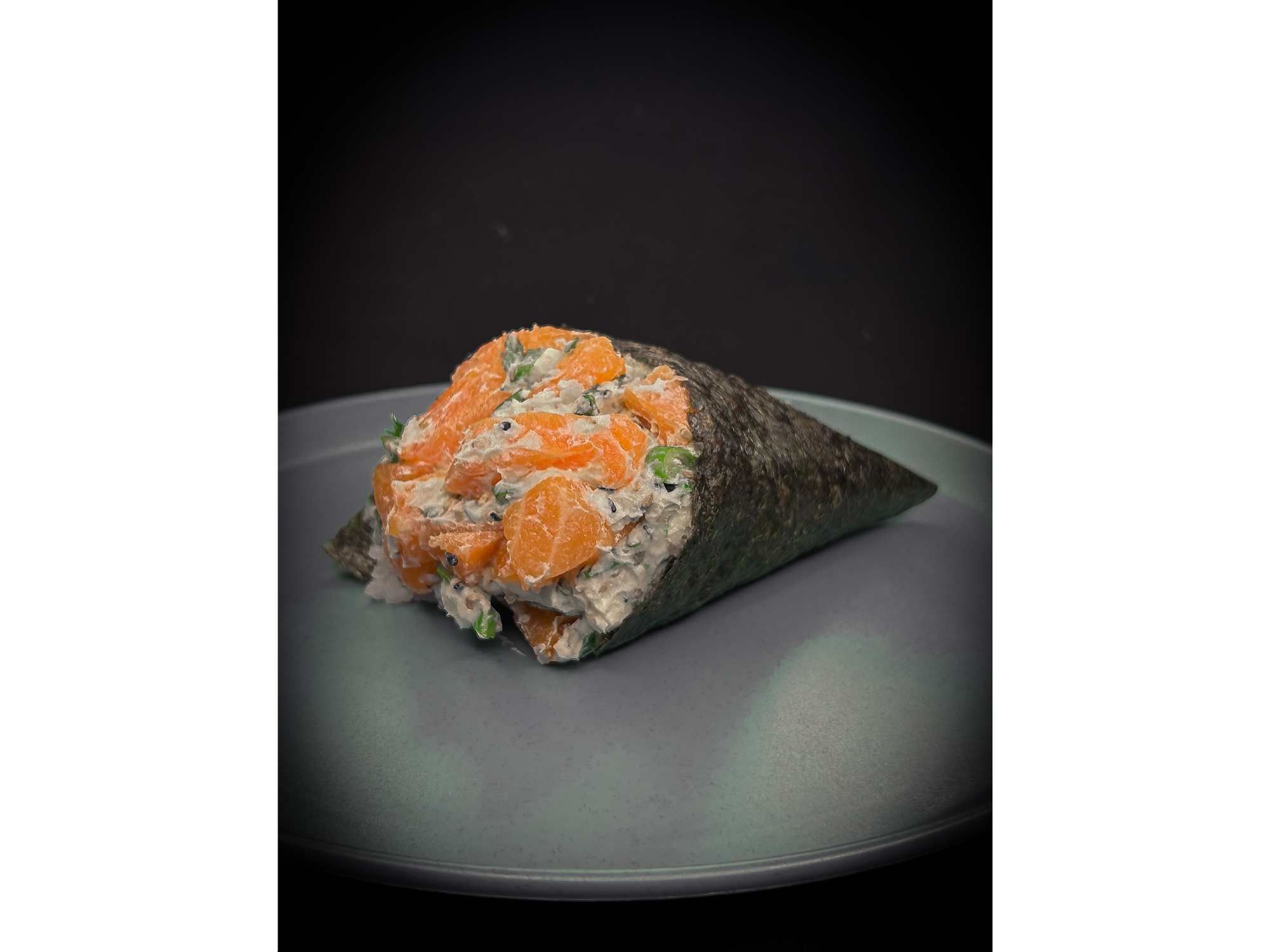 Temaki Triplo : Salmon, Langostinos, Kani  220g