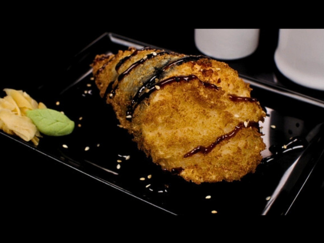 Temaki Hot Salmon y Langostinos 400g.