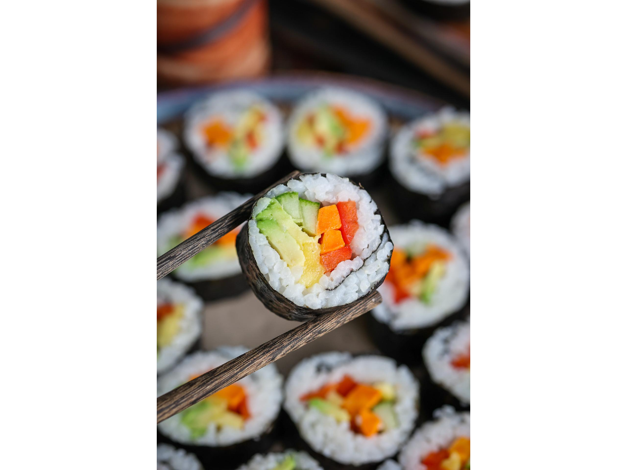 Hossomaki Vegetariano 10 Piezas