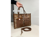 Cartera print marrón