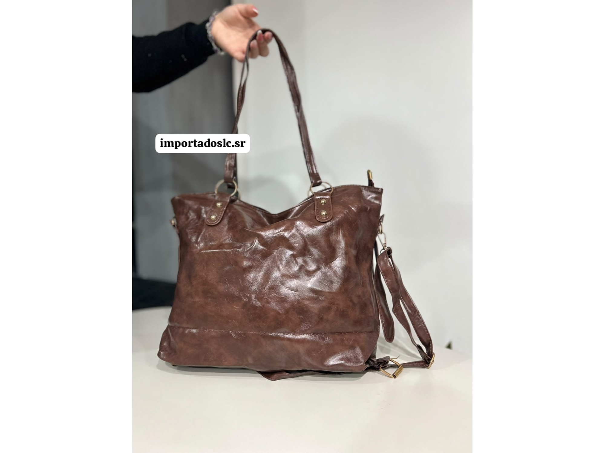 Cartera marrón