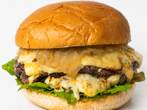 BLUE CHEESE BURGER DOBLE de BEER BURGER