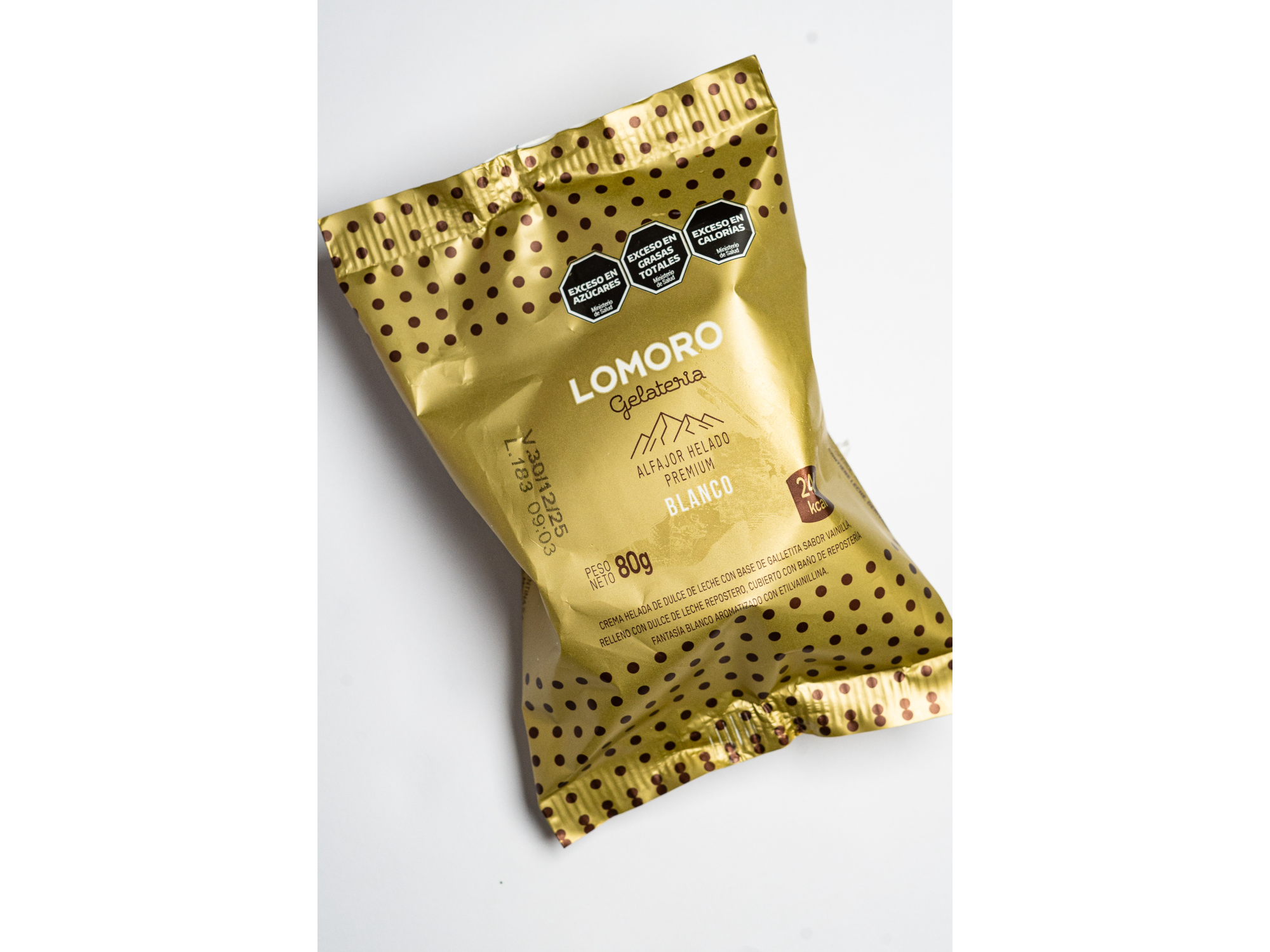 Alfajor premium blanco