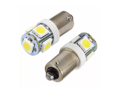 LED BLANCO x 5 PUNTAS - CULOTE CHAPA