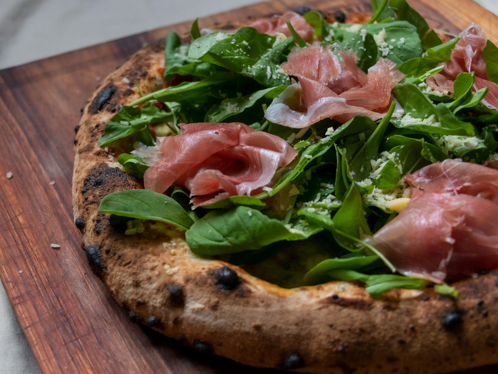 Pizza Rucula x 4 porciones