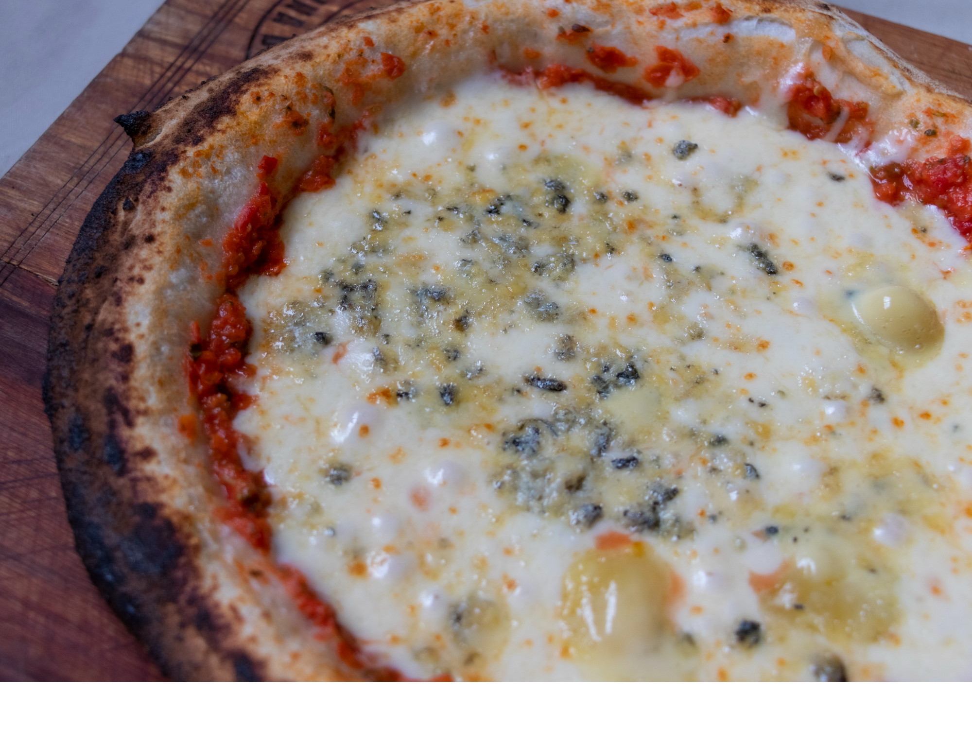 Pizza Queso Azul x 4 porciones