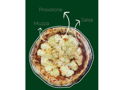 Pizza Provolone x 4 porciones