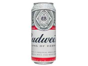 Cerveza Budweiser lata  473cc