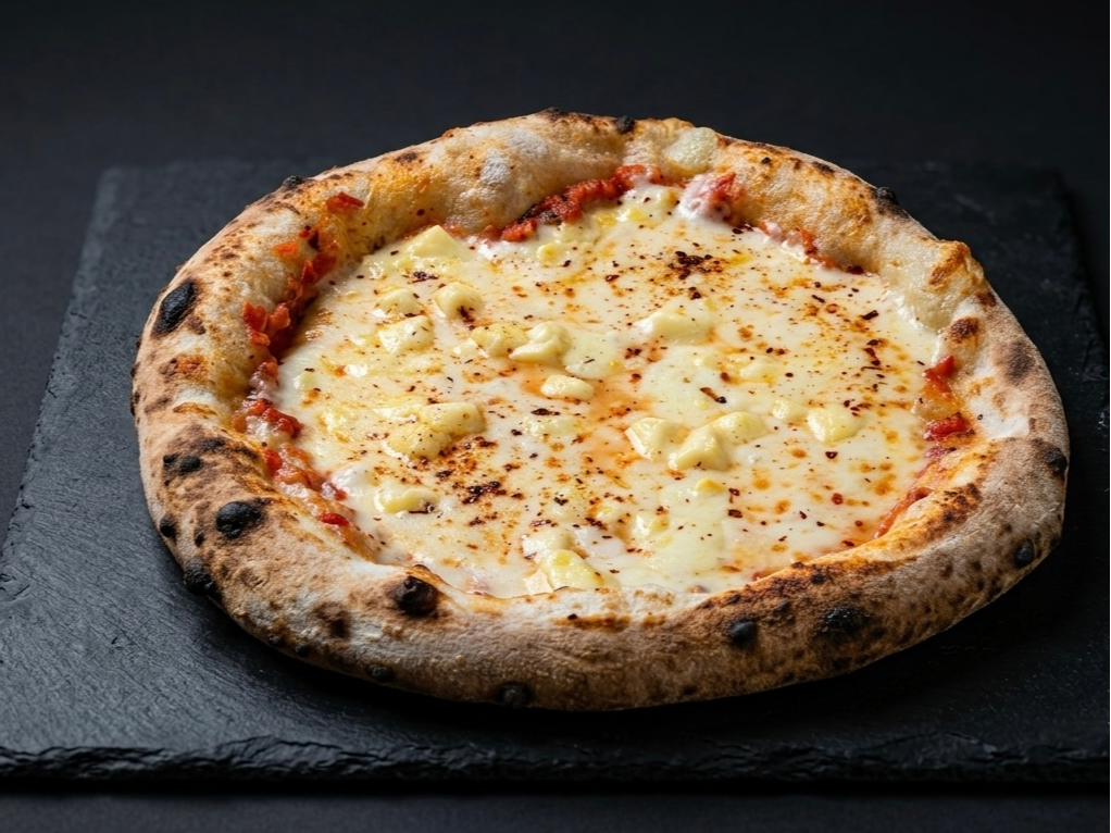 Pizza Provolone x 4 Porciones Envasada al vacio