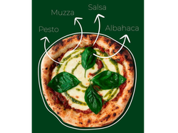 Pizza Margarita x 4 porciones
