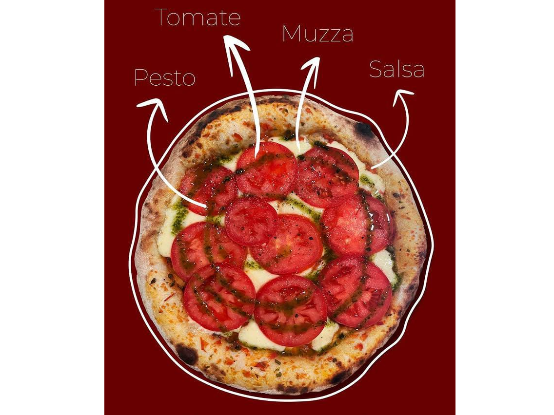 Pizza Napolitana x 4 Porciones