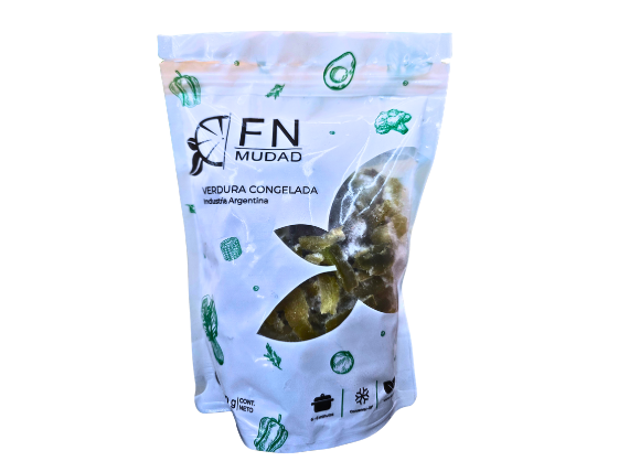 Pimiento verde juliana congelado x 400 g de Mercato Verde