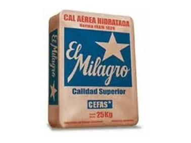 CAL HIDRATADA EL MILAGRO X20KG
