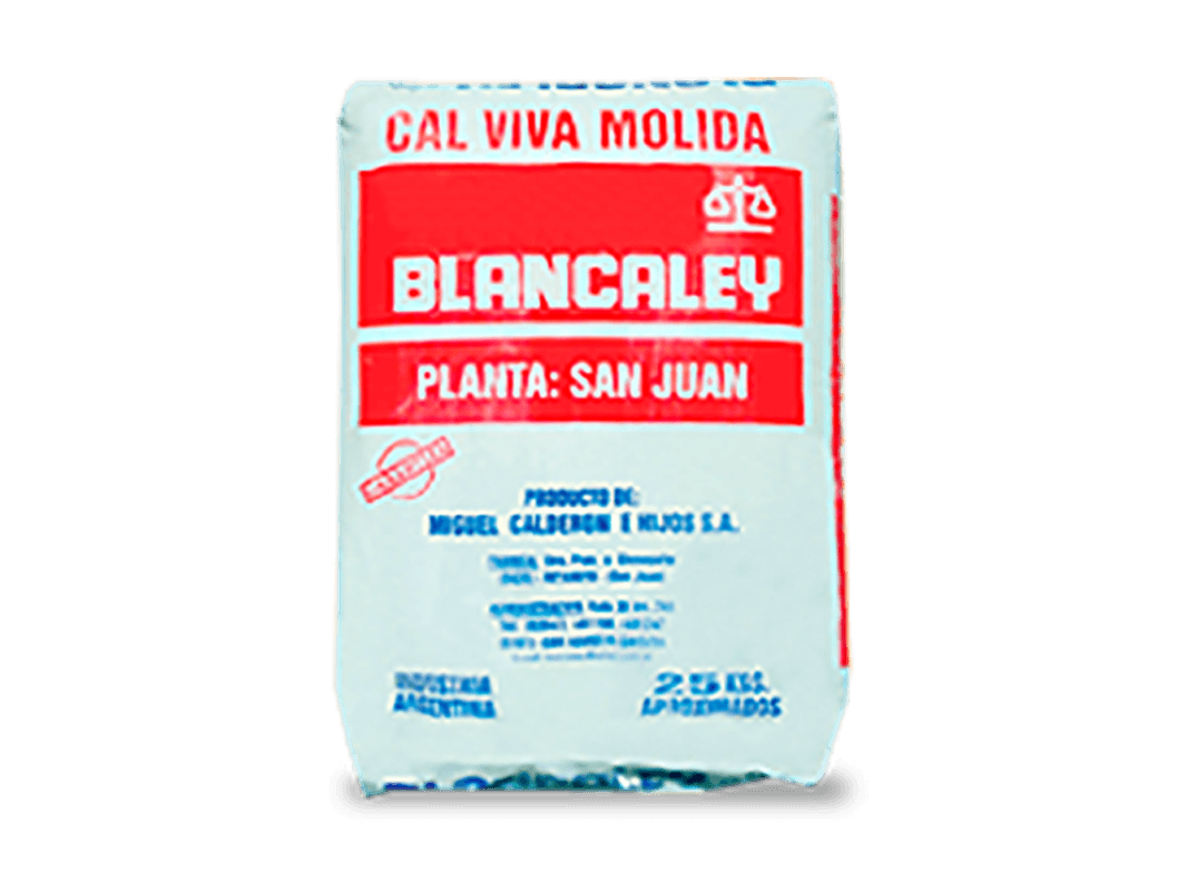 CAL VIVA MOLIDA BLANCALEY X 25 KG