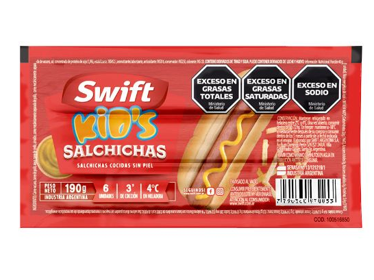 Salchichas Swift Kids 6 x 190 Gr