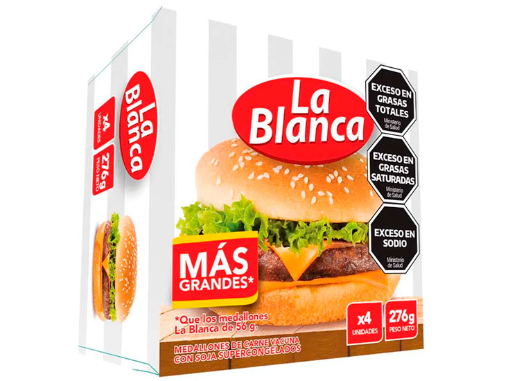 Medallon Cajita La Blanca 4 x 69 Gr