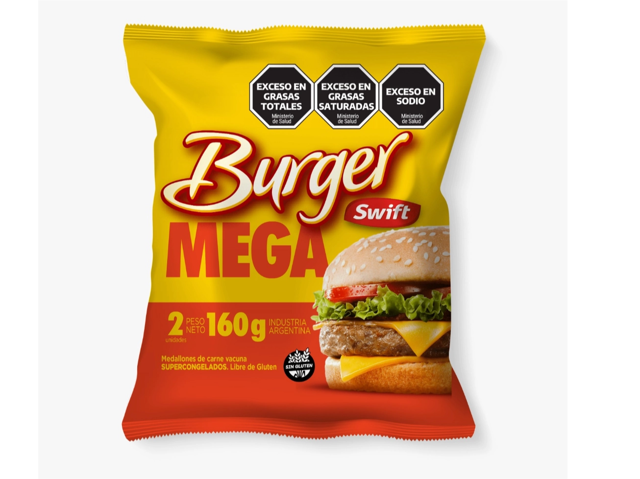 Burguer Mega  2 x 160 gr