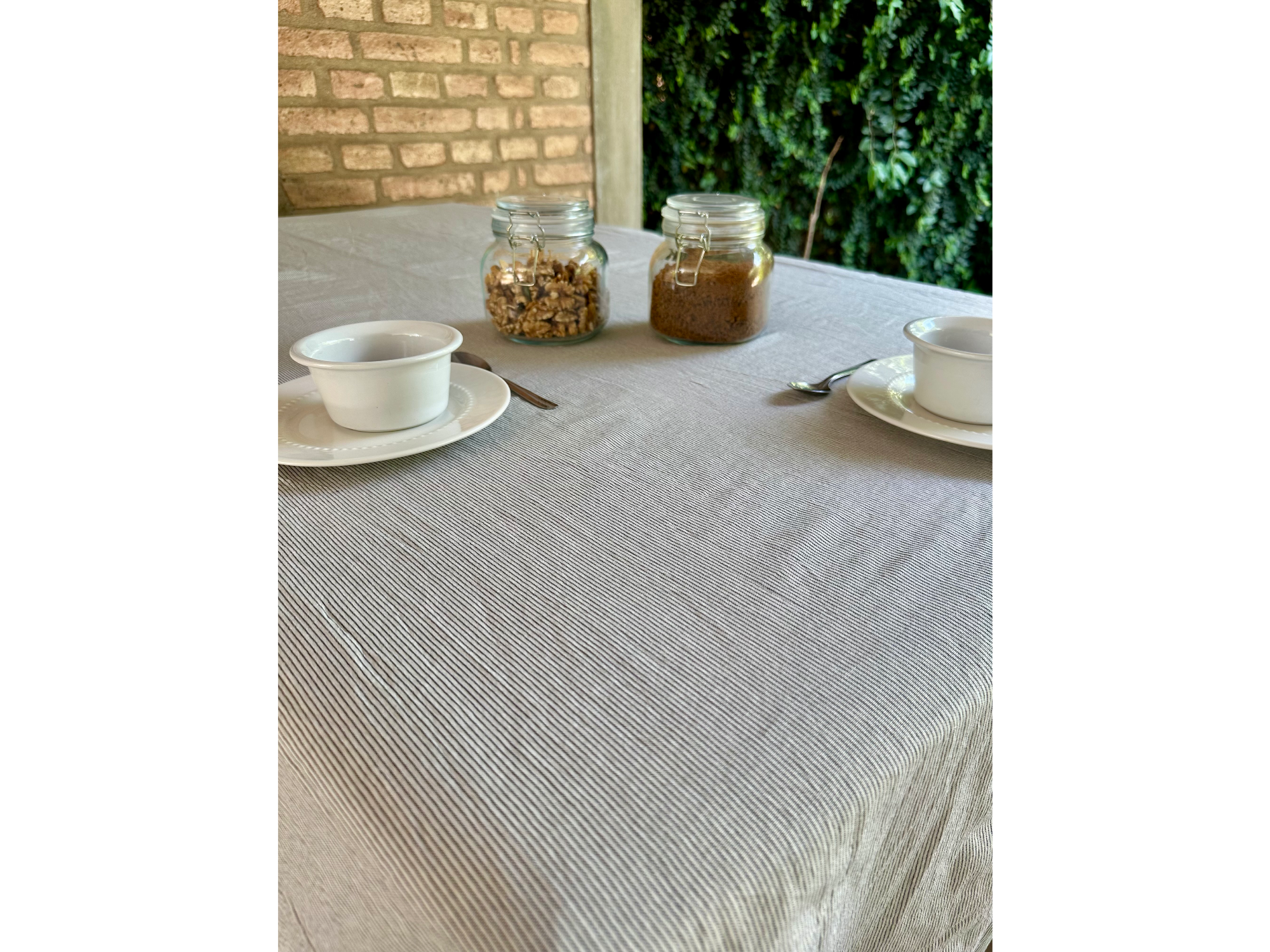 Mantel tusor mil rayas