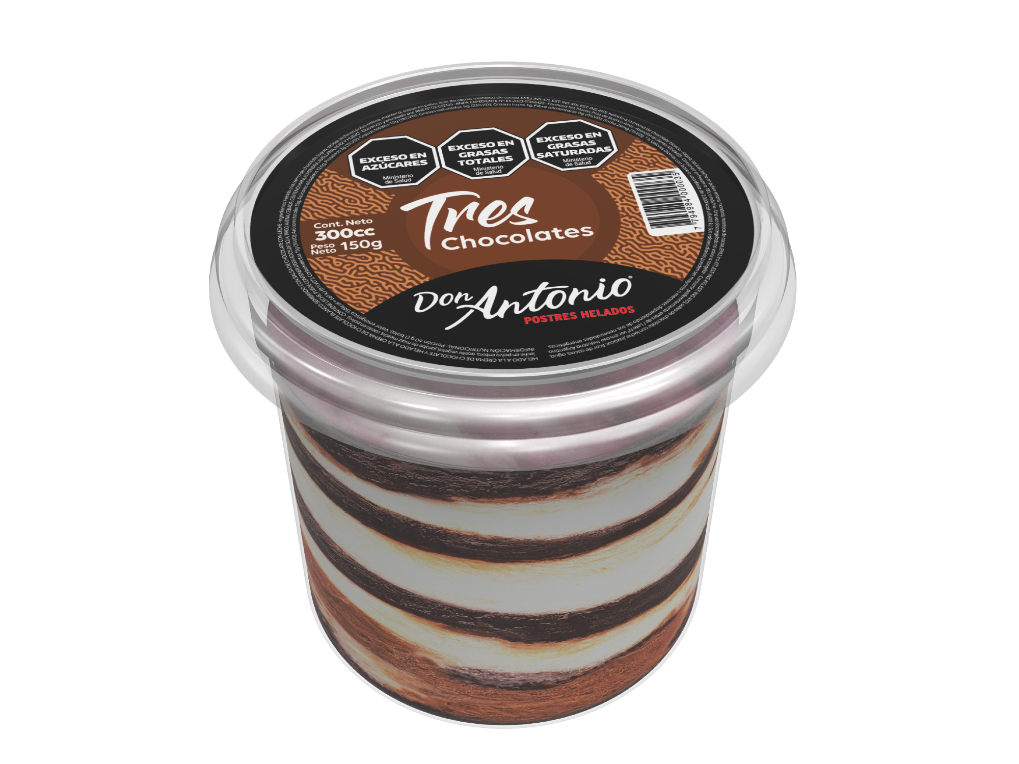 Postre Tres Choco 300cc