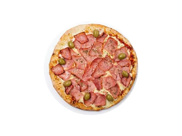 Pizza Individual Muzzarella y Jamón