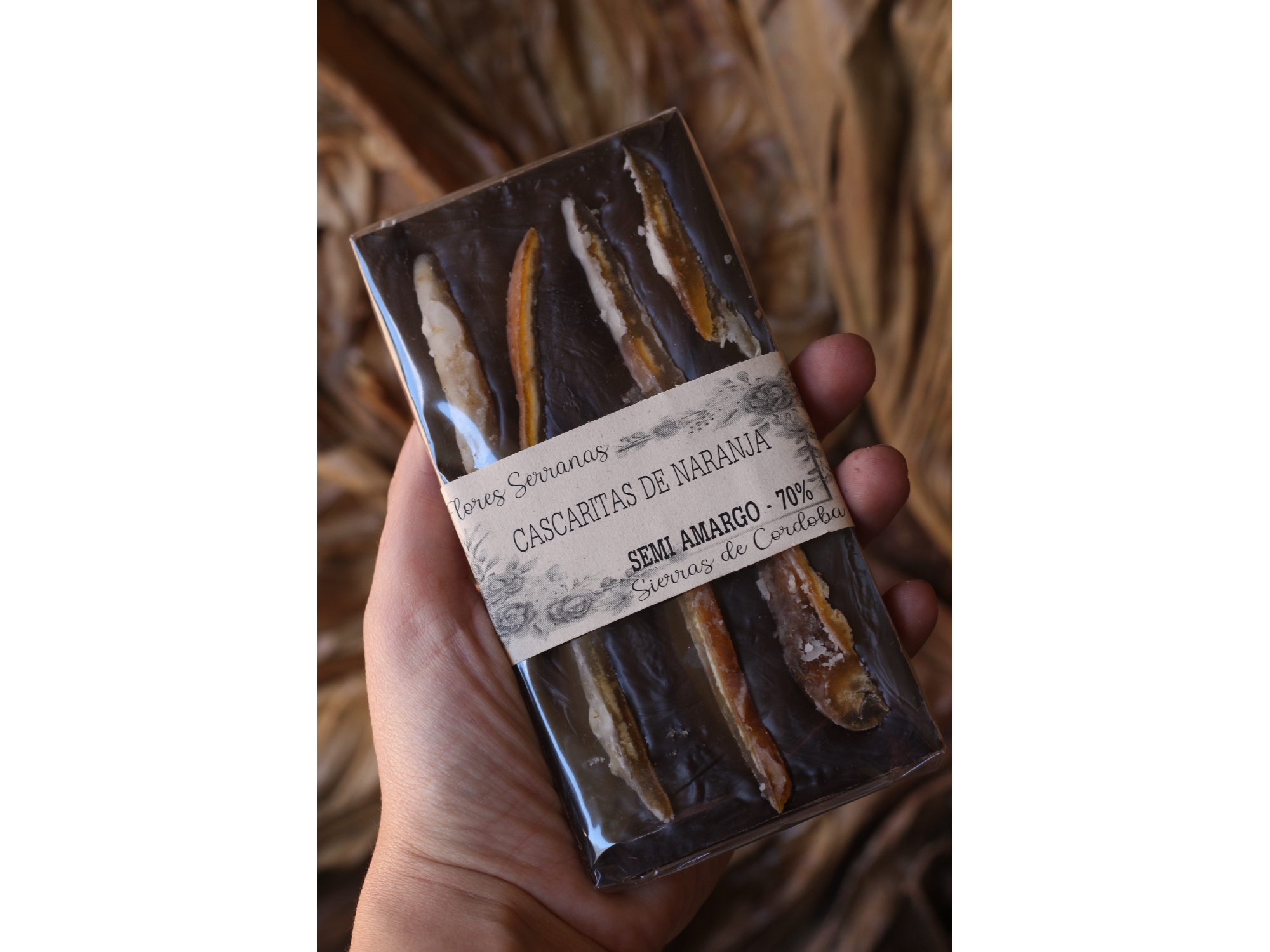 Cascaritas de naranja