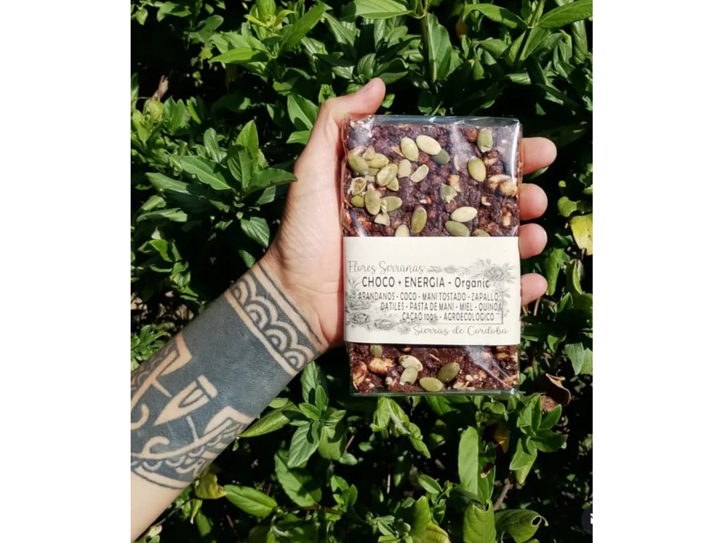 Granola, cacao agroecológico miel coco quinoa semillas de girasol y zapallo