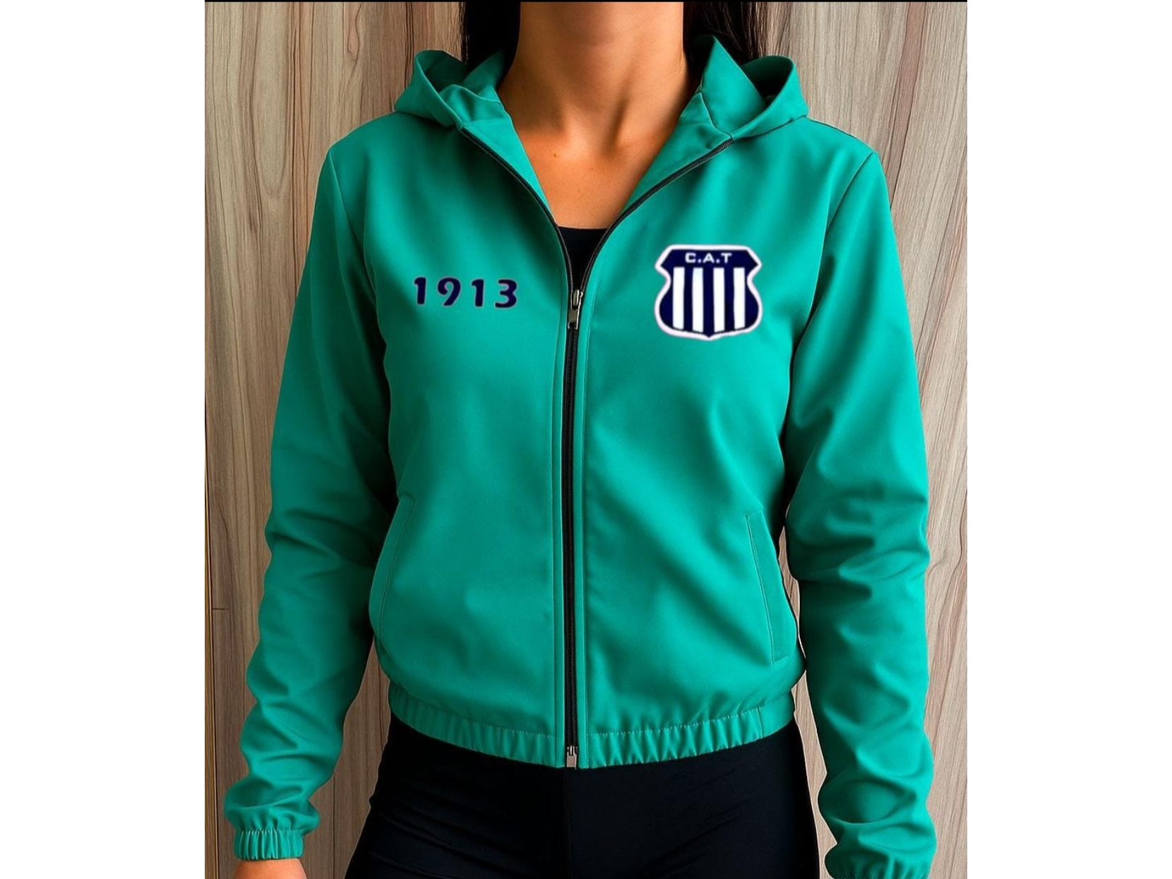 Rompeviento dama verde escudo