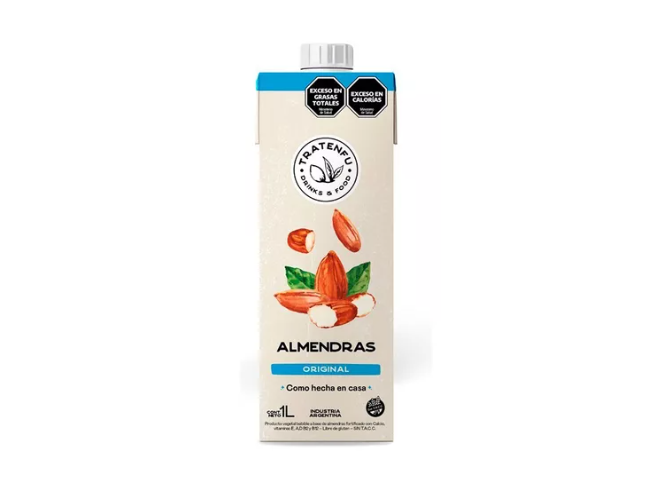 LECHE DE ALMENDRA 8 X 1 L - SABOR ORIGINAL-