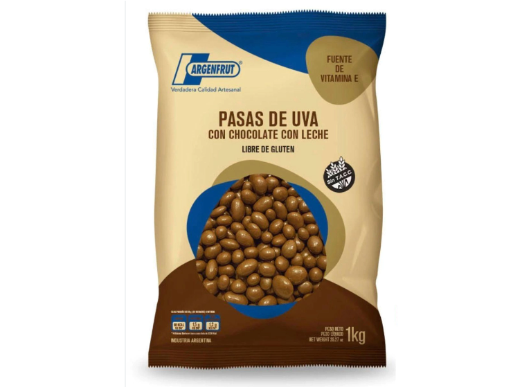 PASAS DE UVA CON CHOCOLATE 6 X 1 KG